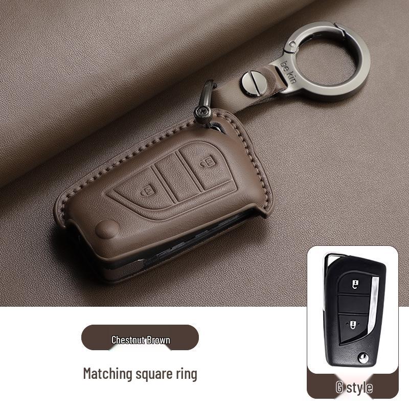 Toyota Wildlander/C-HR/Camry Alcantara Leather 3D Key Case Cover
