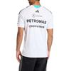 Adidas Climacool Mercedes-AMG Petronas F1 Team Moisture-Wicking Solid Slim Fit Short Sleeve Racing Shirt Men tops KF0160