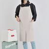 with Pockets Cooking Apron Solid Color Sleeveless Apron Kitchen Uniform Waterproof Apron  Chef