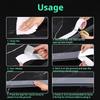 1 Roll 2.5cm x 5M Transparent Anti-Slip Safety Tape – Heavy-Duty PVC Waterproof Grip Tape for Stairs, Showers, Balconies