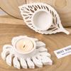 Leaves Candlestick Silicone Mold DIY Handmade Leaf Tealight Candle Holder Plaster Concrete Resin Craft Casting Molds Home Decor