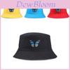 Stylish Butterfly Embroidered Fisherman Hat For Women Trendy Casual Summer Wear