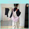 Adorable Children's Canvas Bag Stylish Toddler Shoulder Bag Cute Double-sided Fruit Design For Baby Accessories And Coin Storage