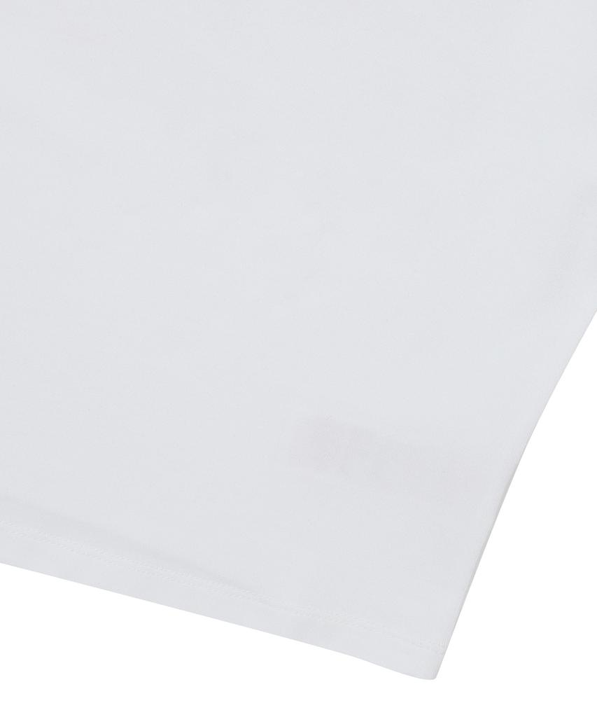 Syupeodeulai W Beach Car Crop T-Shirt White