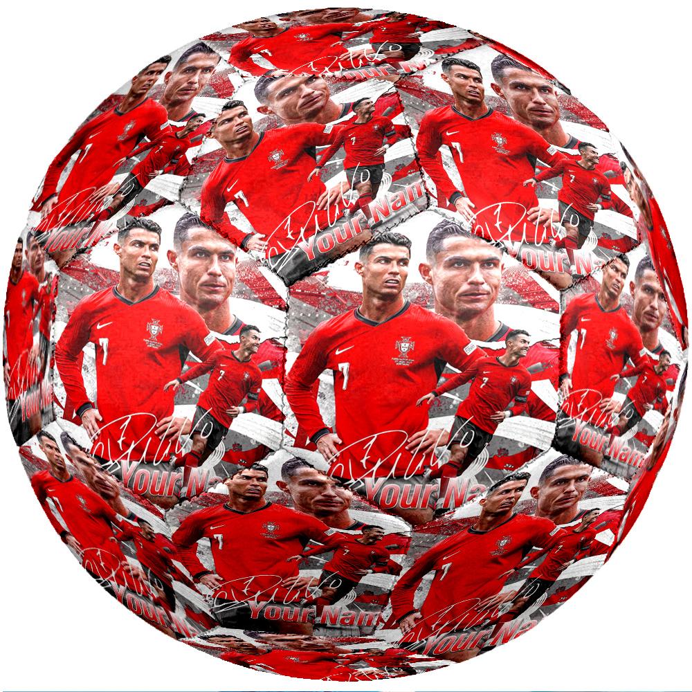 Cristiano Ronaldo Mode Größe 5 Fußball Verschleißfest Rutschfest Fußball Für Sporttraining Unterhaltungsnutzung