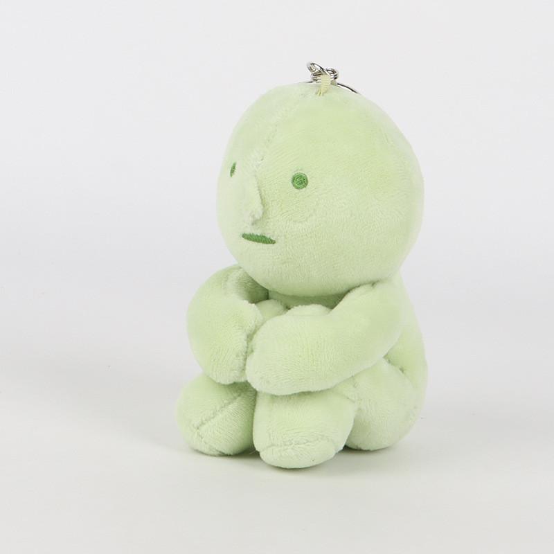 

Cute Green Smiski Seated Portrait Plush Toy Doll And Pendant For Kids And Collectors Pendant