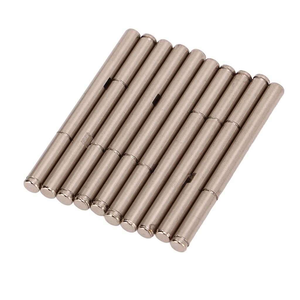 10 Pcs RC Brushless Motor Shaft Rod Replacement Stainless Steel Length 48.5mm Diameter 4mm Sliver