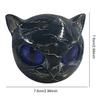 Katt Stein Skulptur Dekorativ Kunst Statue Katt Stein Statue for Halloween Soverom Bokhylle Dekorasjon