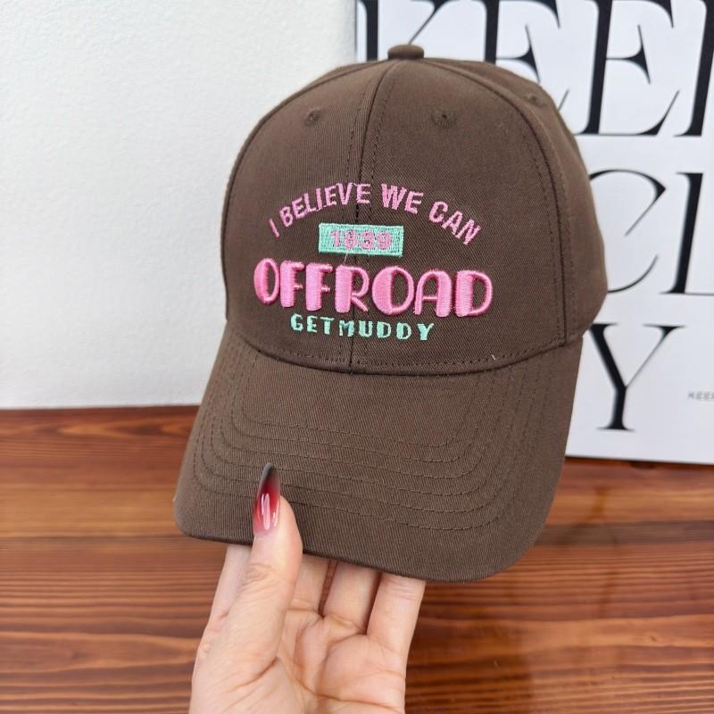 Baseball Cap Women Spring Summer Mesh Embroidered Sun Protection For Travel And Outdoors