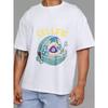 Unisex T-Shirt White Cellfie Cellphone Cell Structure Graphic Print Casual Wear for Men and Women