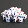20/40/100pcs Classics Rounded Dice 10mm D6 Blue Red Dice for Bars KTV Puzzle Entertainment Dice Board Games Poker Game JXB