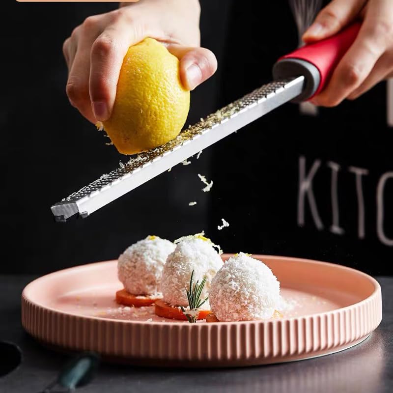 Goldene Käsehobel mit scharfen spülmaschinenfest Professionelle Reibe,