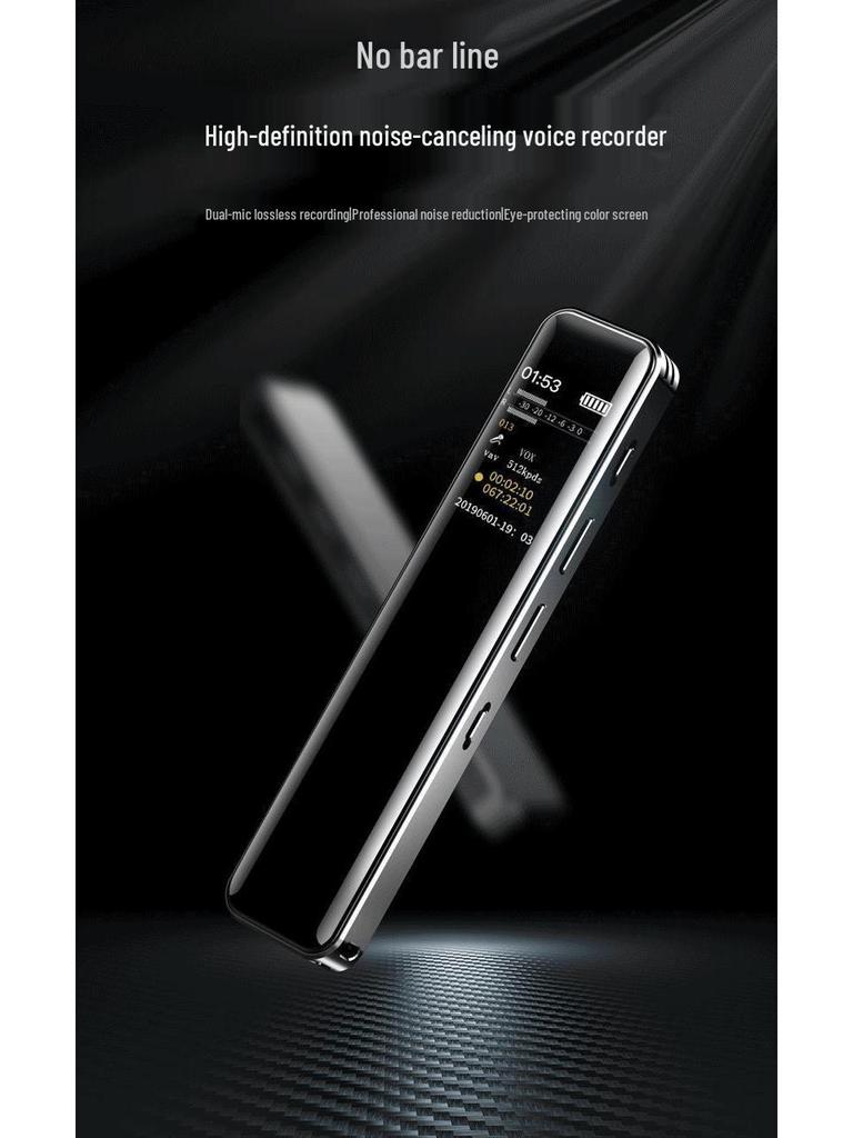 NobiXing G1/G6 HD Voice Recorder with Noise Reduction: Perfect for Students and Meetings, Doubles As Portable MP3 Player.