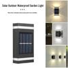 Wasserdichte Solar-Wandleuchte für Außenhof, Villa, Terrasse, Garten und Zaun