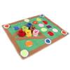Dog Snuffle Pad Slow Eating Boredom Relief Soft Pool Ball Puppy Sniffing Mat Puzzle Toy for Smell