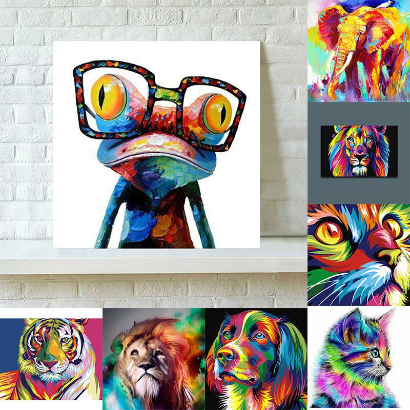 Stunning Animals Pictures Oil Painting Canvas Art For Elegant Home Decoration
