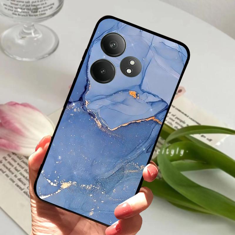 For Realme GT 6 GT6 Case Shockproof Soft TPU Silicone Phone Cover For Realme GT 6T Capa Realme GT6 GT6T Cartoon Matte Bumper