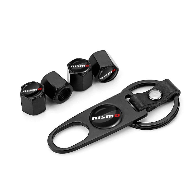 

Car Keychain Tire Valve Cap Car Styling Accessories For Nissan Nismo Tiida Sylphy Teana X Trail T30 T32 Almera Qashqai J10 J11 білий