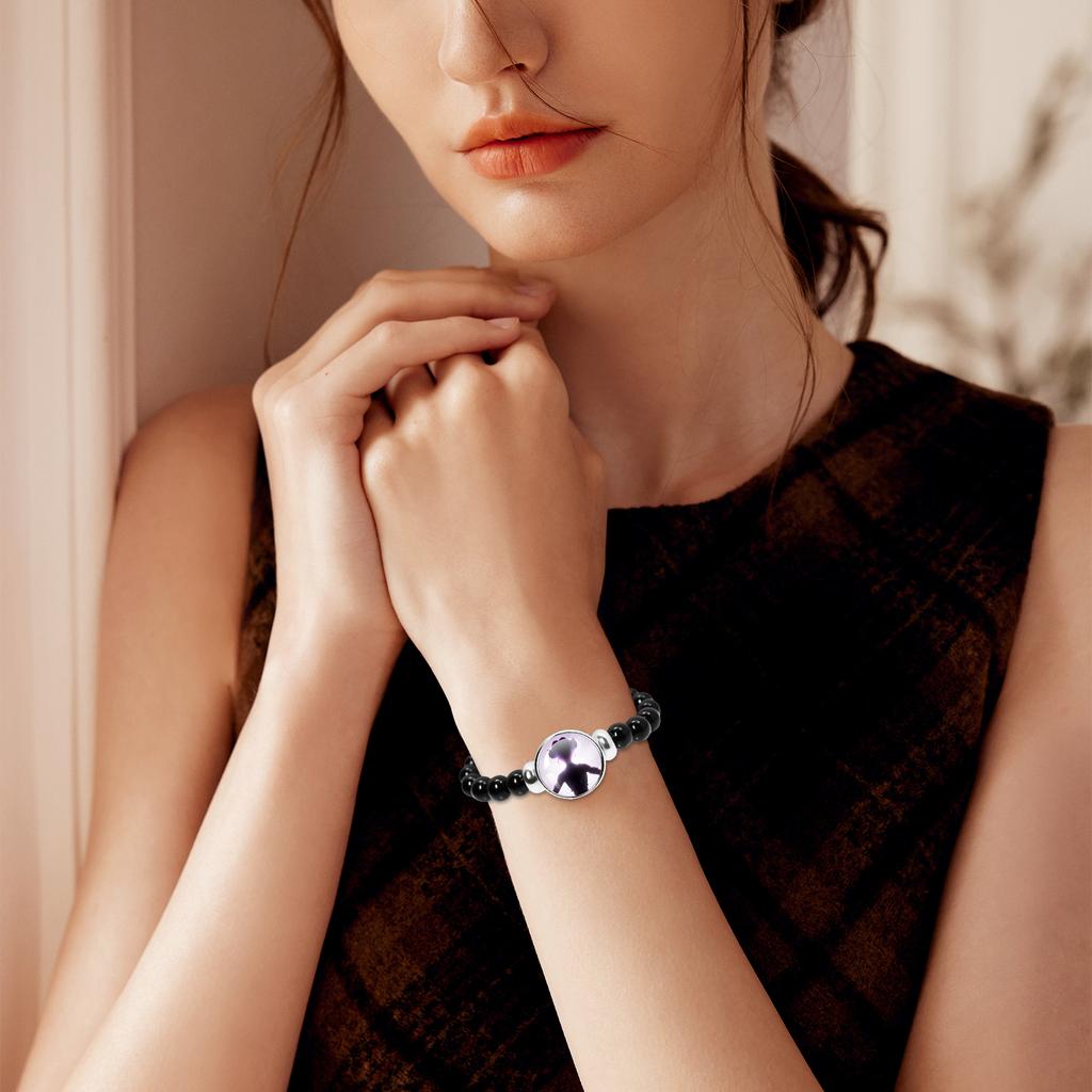 Fashionable Girl Group  Bracelet Beaded Wristband, Dome Badge Bracelet Suitable For Fan Gifts Men And Women Couple Jewelry Gift Accessories