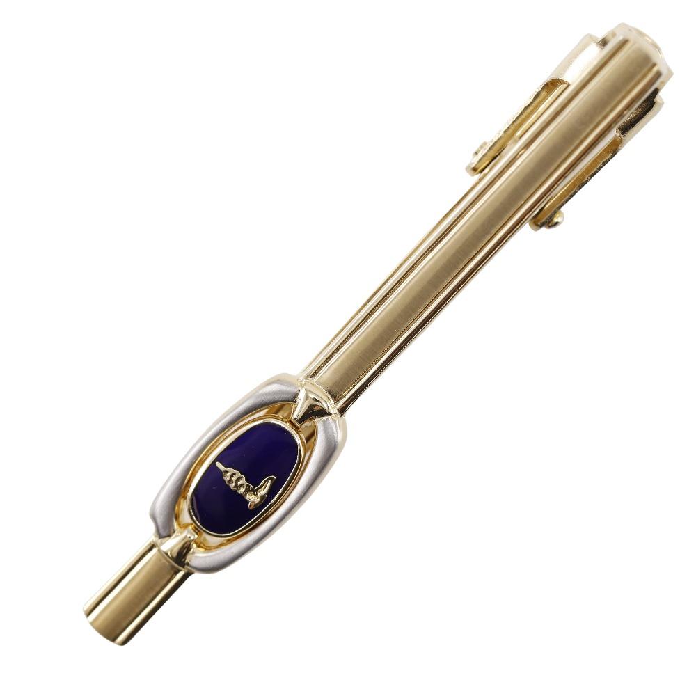 

TRUSSARDI logo Tie pin Plated Gold mens Used