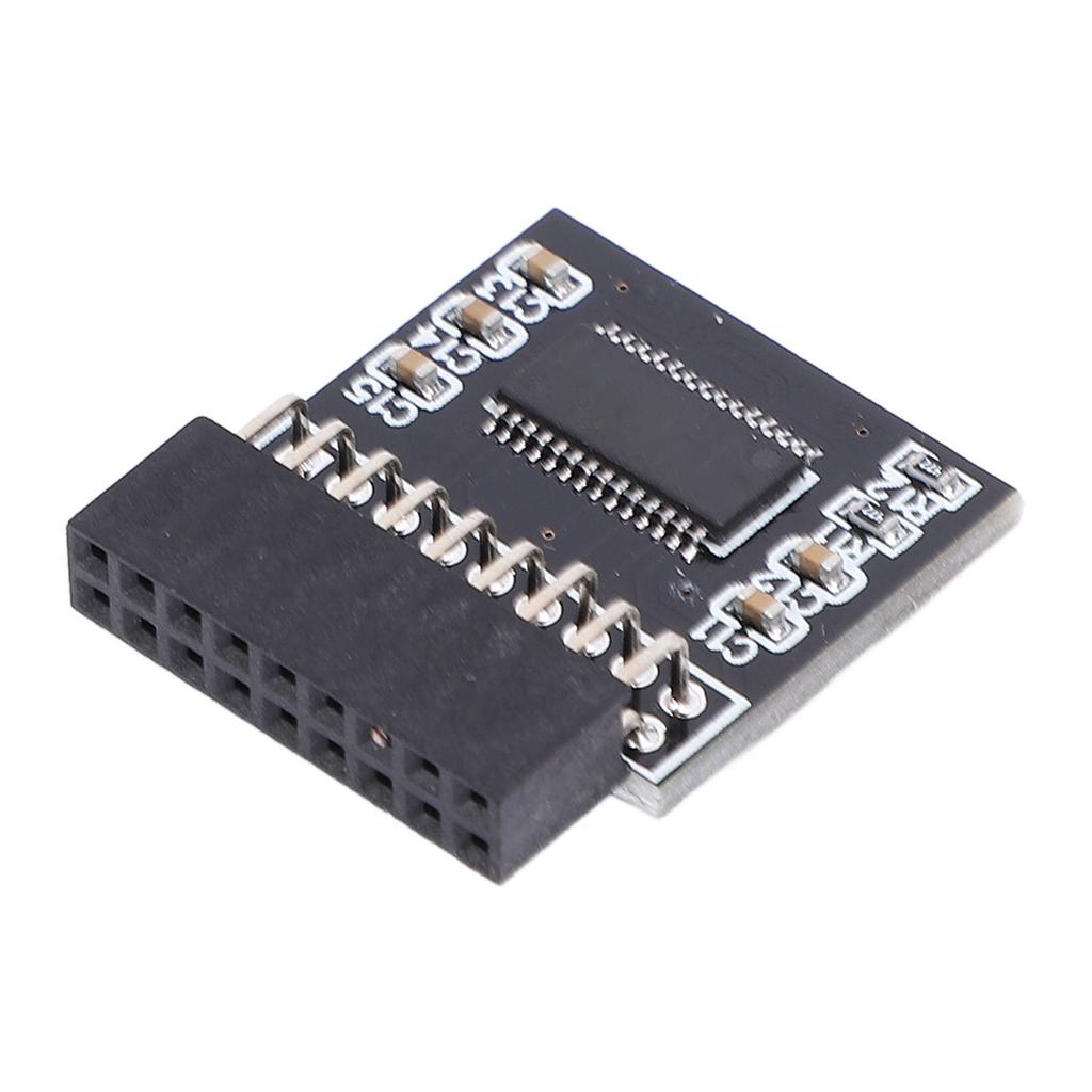 TPM 2.0 Encryption Security Module Motherboard TPM 2.0 LPC 18 Pin Module Remote Card Replacement for Win 10 11