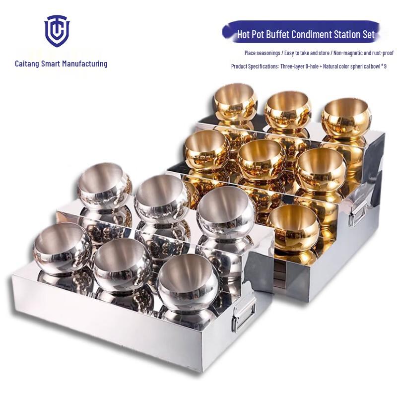 Stainless Steel Self-Service Condiment & Snack Display Stand