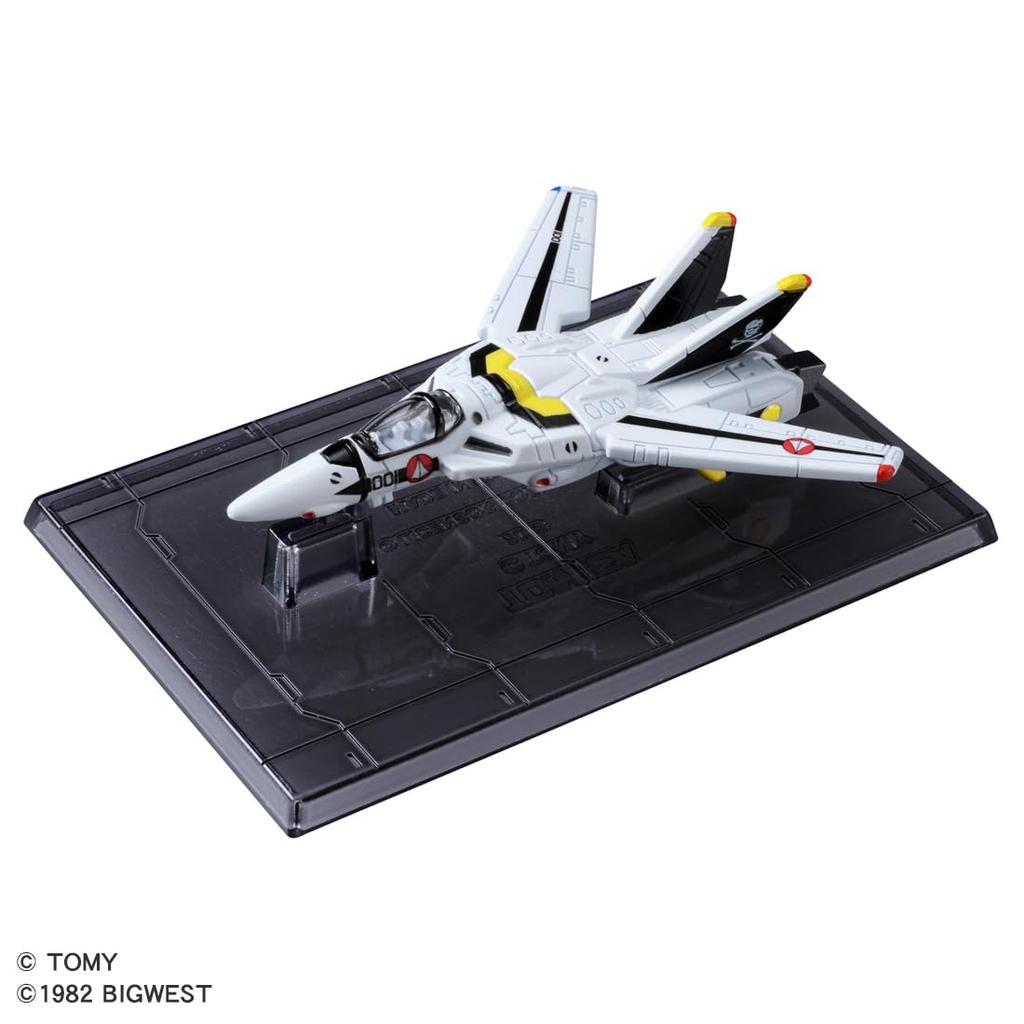 TAKARA TOMY Tomica Premium Unlimited Super Dimension Fortress Macross Valkyrie Miniature Car Toy for Ages 6 and Up VF-1S (Roy Focker's)
