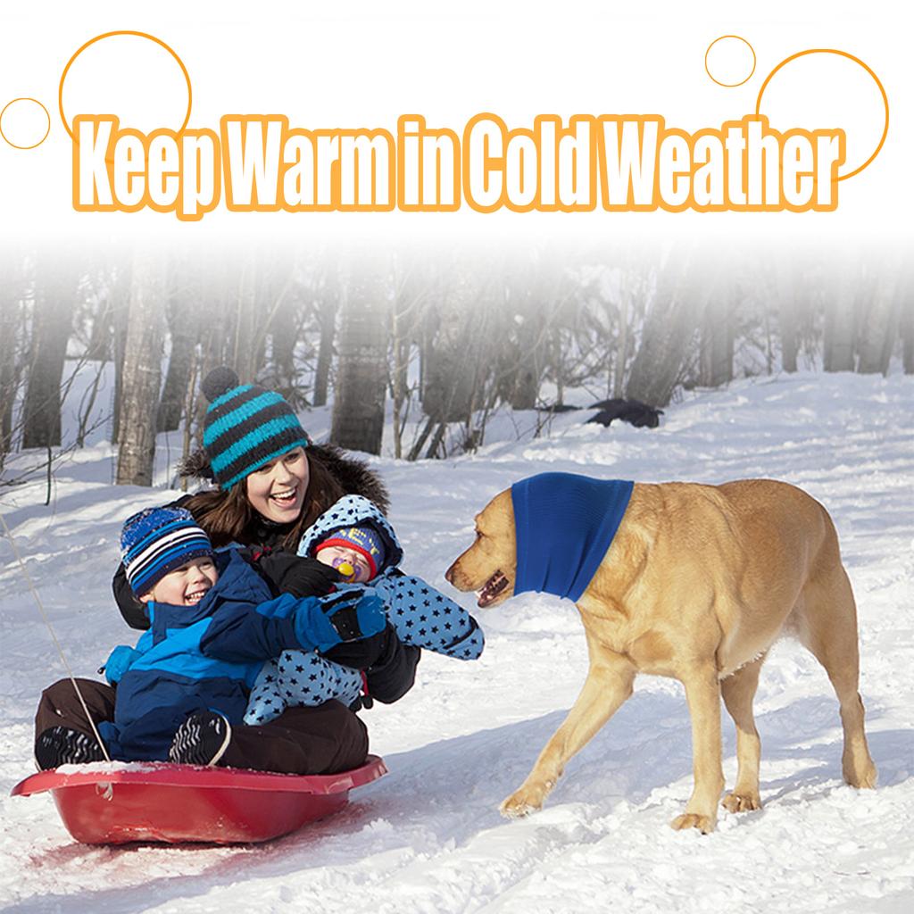 Hunde-Snood-Halswärmer-Ohrenschützer für Geräuschpflege, Angst, beruhigende Ohrabdeckung