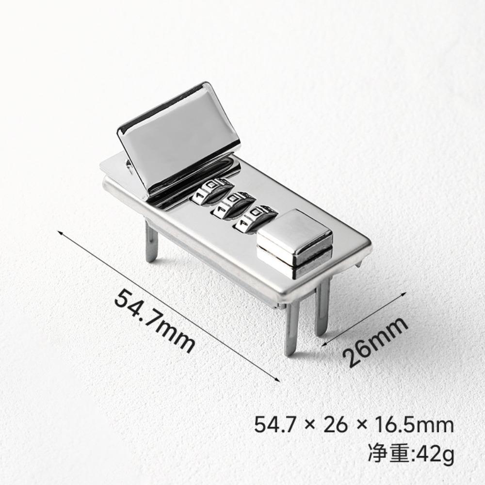 Waterproof Notepad Password Lock Durable Hardware Reusable Briefcase Lock Economic Alloy DIY Mechanism Mechanism Lock