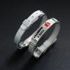 Stainless Steel Medical Alarm Bracelets Adjustable Wristband Emergency Medical Bracelets Medical Alert IDs Bracelet