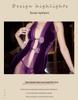 Fairy Purple Velvet Cheongsam Lingerie Set - Tempting, See-Through, Removable Small Chest Pajamas