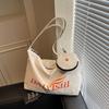 Large capacity bag women's new summer versatile shoulder messenger bag college students commuting tote bag