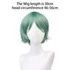 Demon Hunters Costume Wigs Saja Boys Baby Cosplay Synthetic Wig Green Short Wigs Halloween Party Supplies Cosplay Props
