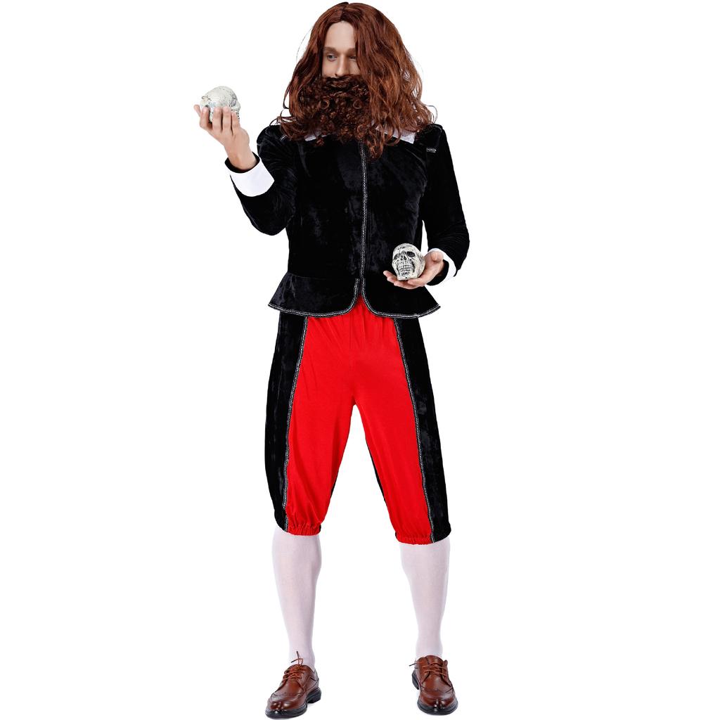 Exorcist apostle cosplay exorcist crazy old man cos costume, priest party halloween costume