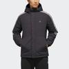 Adidas 3ST Down Jacket Solid Color Hooded Men Outerwear Black EH3995