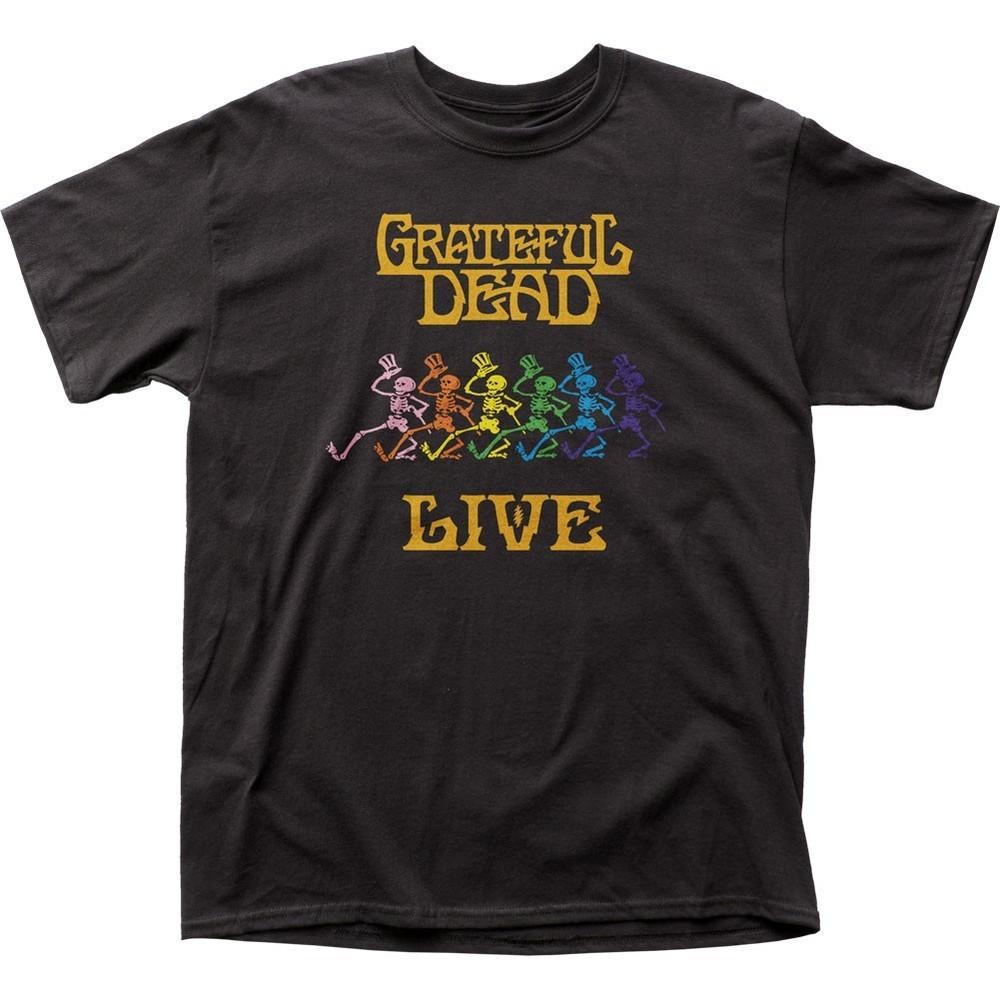 Grateful Dead Live Mens T Shirt Music Classic Concert Band Tee New Black Unisex T-Shirt XXXXL