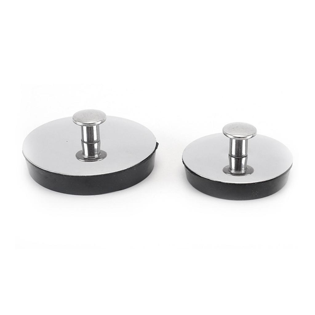 Stainless Steel Bath Plug Universal Drain Stopper Sink Plug Sink Bathtub Water Stopper Caps for Bathtub Washbasin Sink