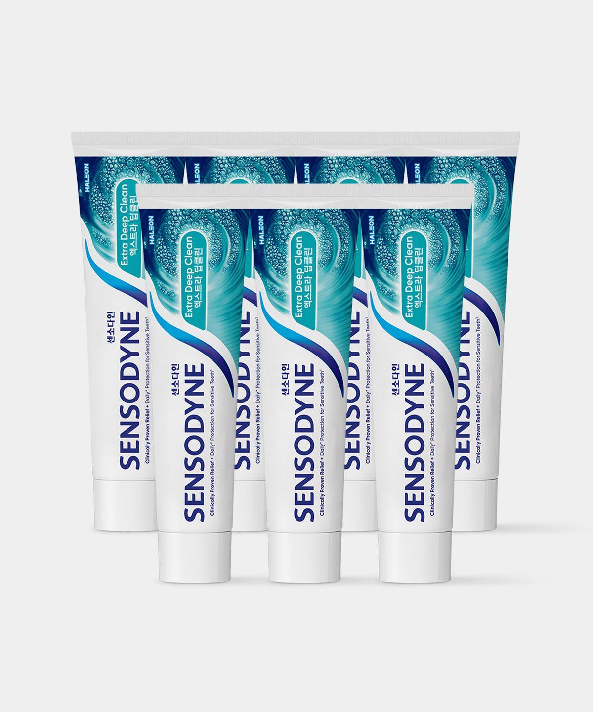 Sensodyne Extra Deep Clean Sensitive Toothpaste 120g x 7