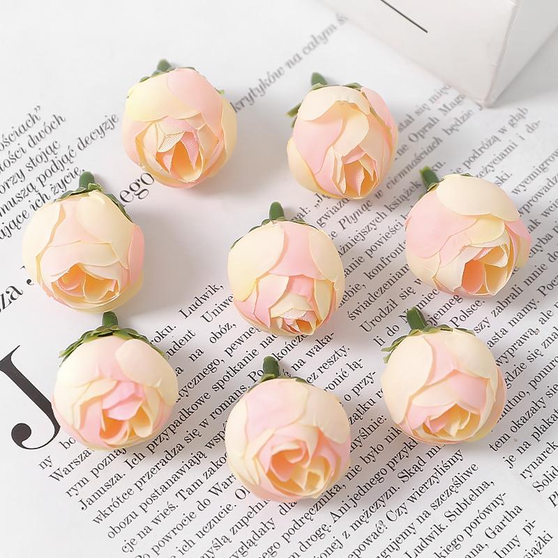 20/30Pcs Wedding Decoration Rose Artificial Flowers Silk Fake Flower for Home Room Decor DIY Craft Garland Gift Table Accessorie