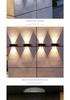 Super Bright Solar Dual-Directional Wall Washer Light - Waterproof Outdoor Villa Courtyard Decorative Spotlight