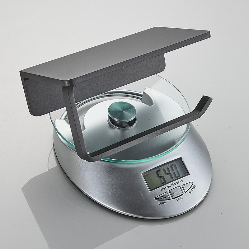 304 Stainless Steel Bathroom Paper Towel Holder Black/Grey Toilet Tissue Holder Wall Mounted Phone Holder Roll Paper Holder