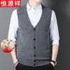 Men's Pure Wool V-Neck Sweater Vest