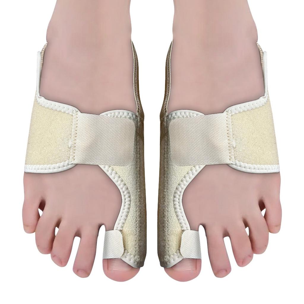 Ergonomik Bunyon Düzeltici Nefes Alabilen Ayarlanabilir Kayış Ayak Parmağı Valgus Düzeltici Tekrar Kullanılabilir Bunyon Koruyucu Ayak Parmağı Ortezleri Destek