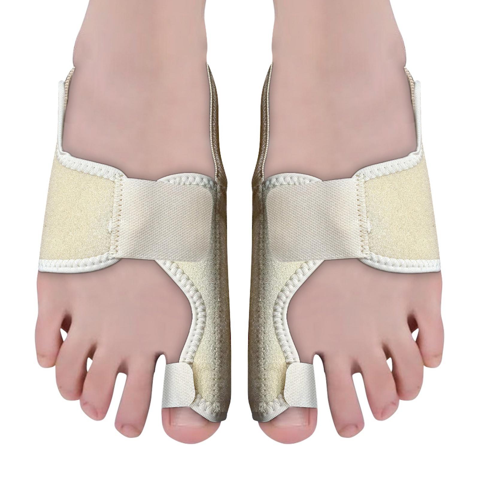 

Ergonomic Bunion Corrector Breathable Adjustable Strap Toe Valgus Corrector Reusable Bunion Protector Toe Orthotics Brace one size хакі