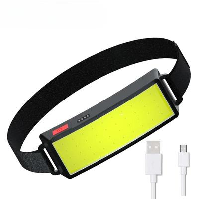 1PC New Style Headlamp Portable Mini COB LED Headlight with Built-in Battery Flashlight USB Rechargeable Head Lamp Torch