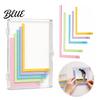 Scrapbooking Tools Set Paper Crafting Alignment Guides with Storage Case 5 Pcs Color-Coded L-Shaped L-shaped Ruler Spacers Size Tabs for Card Making,