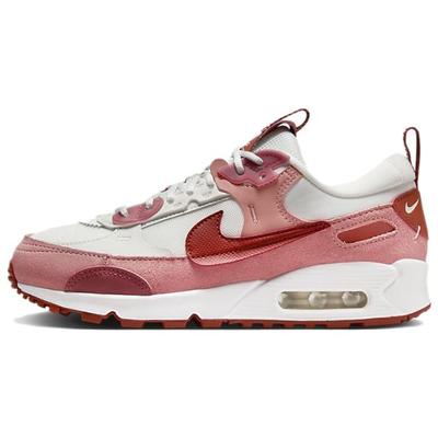 Zapatillas Air Max 90 Futura Rojo Polvo de Estrellas para Mujer Rosa Cumbre-Blanco Naranja Fuego FQ8881-618
