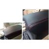 Black Leather Red Line Car Central Storage Box Cover For Honda Civic 2006-2011