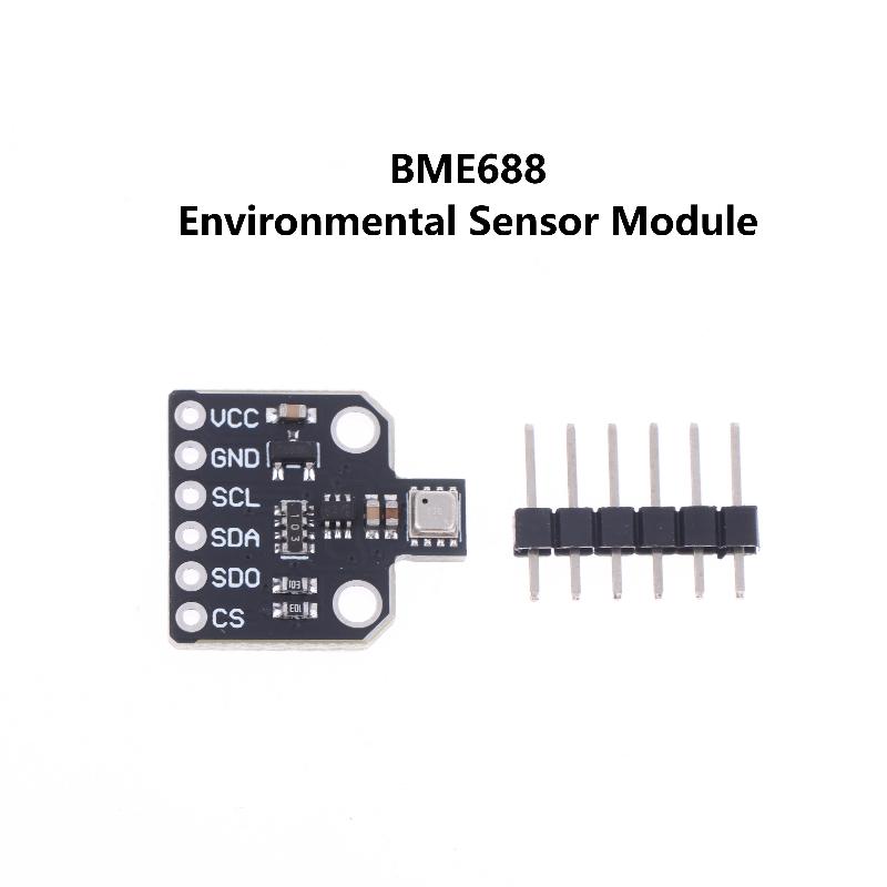 Bme688 Çevresel Sensör Modülü Sıcaklık Nem Sensör Modülü Sıcaklık/Nem/Basınç/Gaz 4'ü 1 Arada Sensör I2C