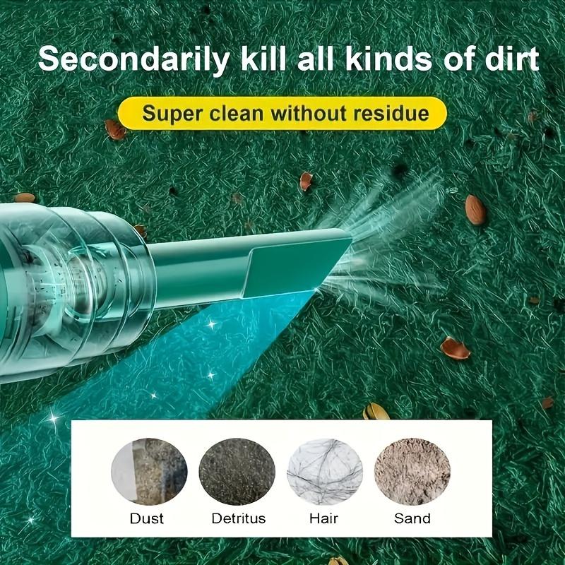 Portable 12V Car Vacuum Cleaner with Flat-billed Bird Nozzle